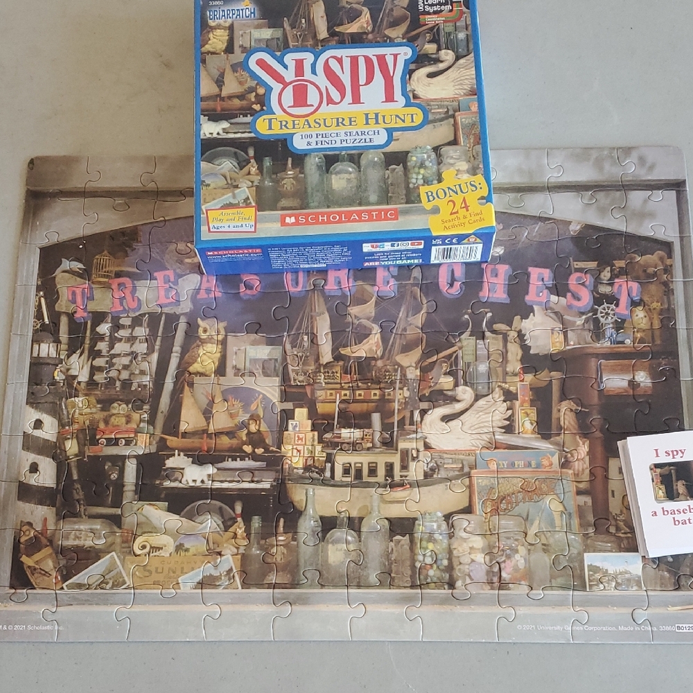 I Spy Treasure Hunt Puzzle and game
